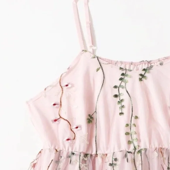 Pink Floral Dress - Picture 2 of 4